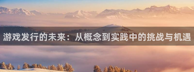 新宝GG官网挂机项目怎么样啊：游戏发行的未来：从概念到实践中的挑战与机遇